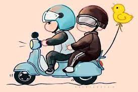 Vẽ An toàn giao thông vận tải Đội nón xinh đảm bảo an toàn bọn chúng bản thân  Vẽ người chuồn xe cộ máy   How đồ sộ draw Motorbike  YouTube