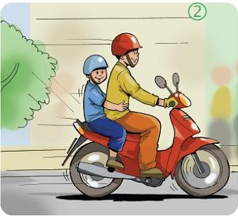 Chỉ cần một chiếc mũ bảo hiểm đủ để giữ an toàn khi đi xe máy. Hãy cùng đến với bức tranh về người đi xe máy đội mũ bảo hiểm nhé, cảm nhận sự an toàn và sống động của họ trên đường phố.