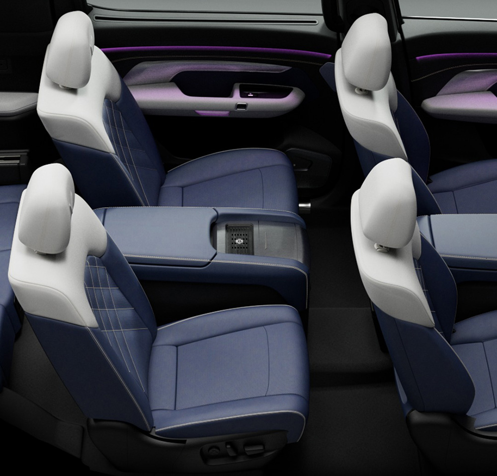 Xe ô tô điện VinFast 7 chỗ - Ghế cơ trưởng ở hàng ghế thứ 2 của VF 9 Plus mang lại trải nghiệm thương gia